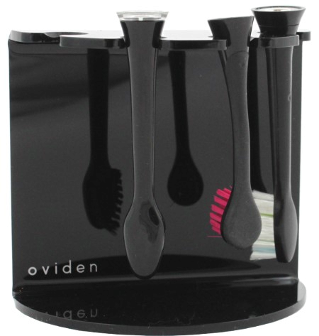 OVIDEN Ovi-One univerzálny držiak na 4 kefkové hlavice, čierny