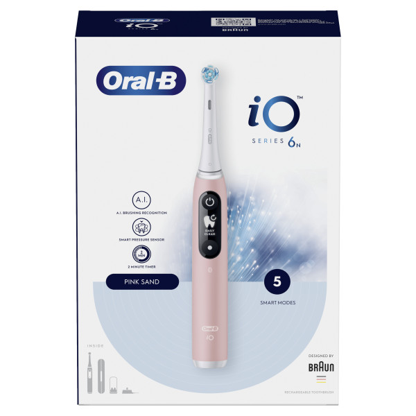 Oral-B iO Series 6 Pink Elektrická zubná kefka