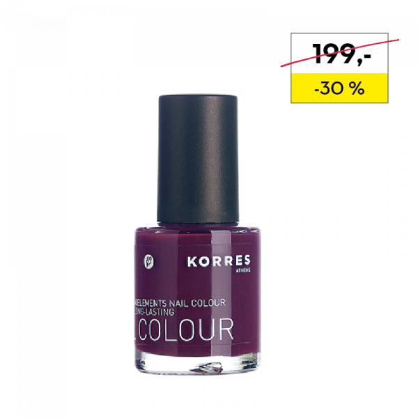 KORRES Nail Colour PURPLE 27 - ošetrujúci lak na nechty, odtieň 27, 10 ml