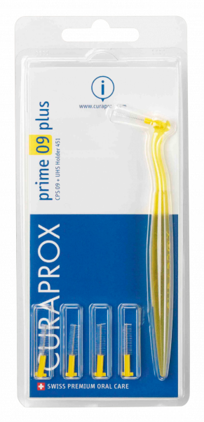 Curaprox CPS 09 prime plus mezizubná kefka, 5 ks + držiak