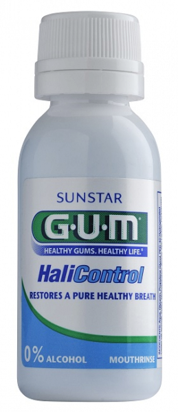GUM HaliControl ústny výplach proti zlému dychu CPC 0,07 %, cestovné balenie 30 ml