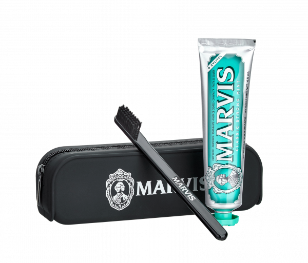 MARVIS Beauty Kit darčeková sada s Classic Strong Mint a zubnou kefkou