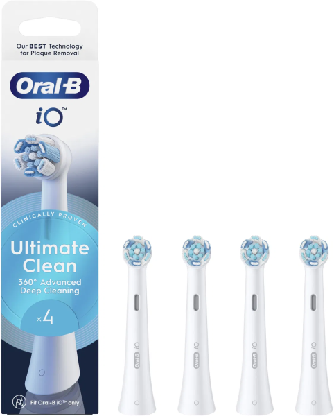 Oral-B iO Ultimate Clean White náhradné hlavice, 4 ks