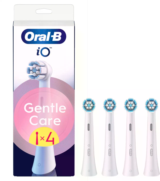 Oral-B iO Gentle Care White náhradné hlavice, 4 ks