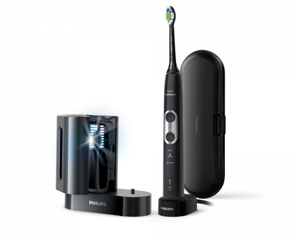 Philips Sonicare ProtectiveClean 6100 Black HX6870/57, sonická kefka so sanitizérom