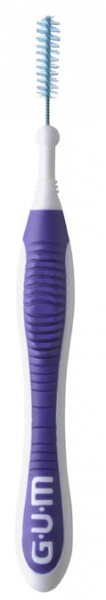 GUM TRAV-LER medzizubná kefka s chlorhexidínom, fialový, veľkosť 1,2 mm (ISO 3), 6 ks