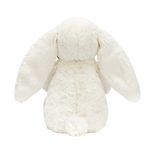 Jellycat krémový zajačik s kvetinou