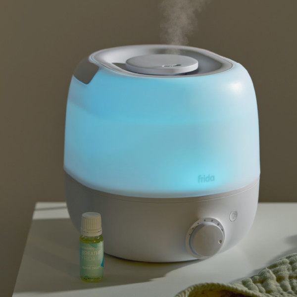 Frida Baby Humidifier 2.0, zvlhčovač vzduchu, difuzér a nočné svetlo 3v1