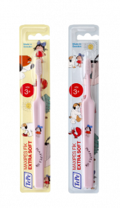 TePe Kids x-soft, detská zubná kefka s Maxipsom Fíkom