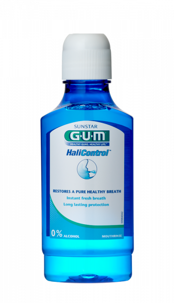 GUM HaliControl ústny výplach proti zlému dychu s CPC 0,07 %, 300 ml