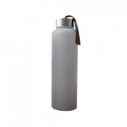 Everyday Baby sklenená fľaša na vodu, 400 ml, šedá