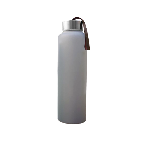 Everyday Baby sklenená fľaša na vodu, 400 ml, šedá