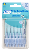 TePe Extra soft medzizubné kefky 0,6 mm, svetlomodré, 6 ks