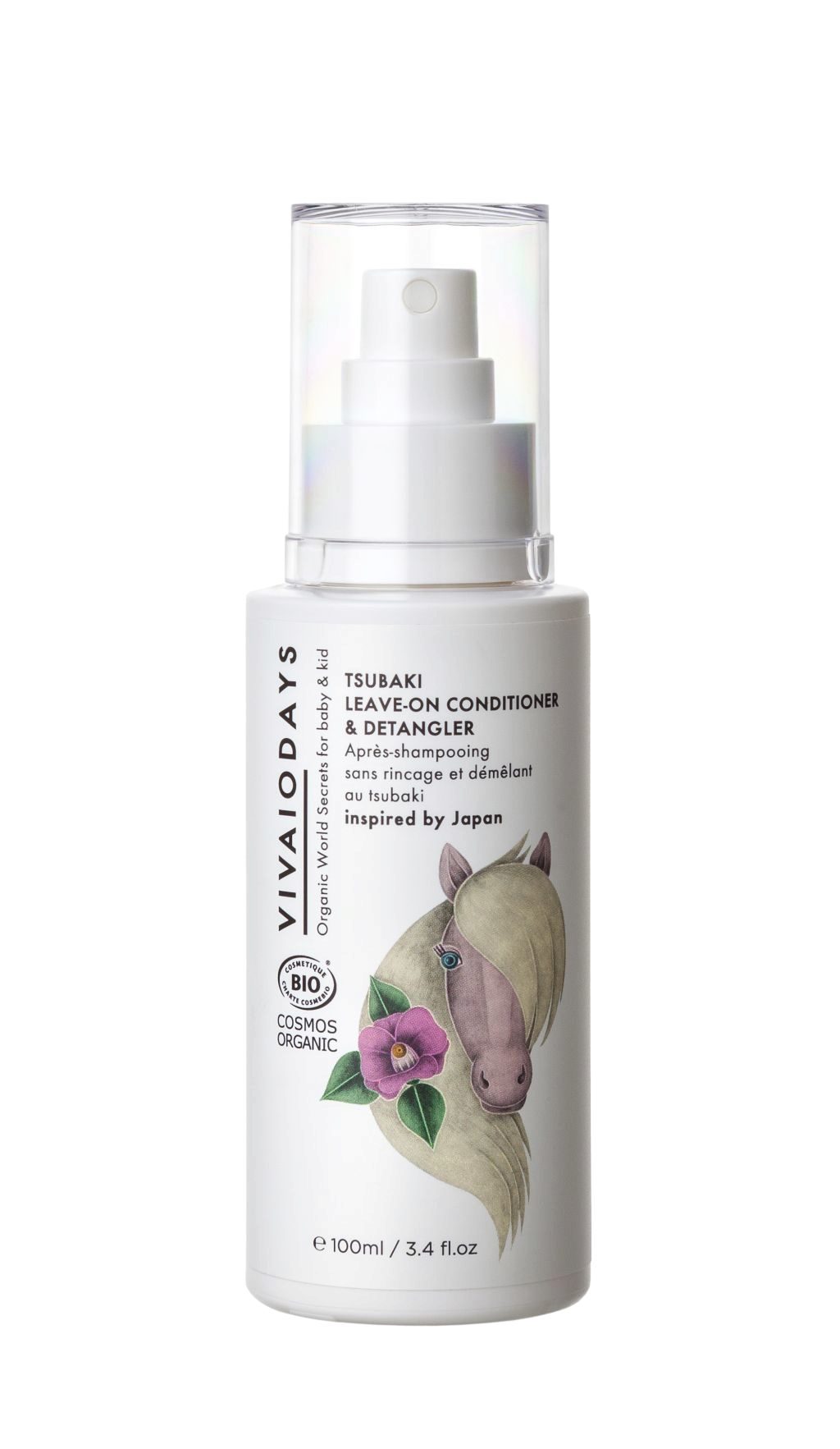 VIVAIODAYS Bezoplachový kondicionér pro snadné rozčesávání vlasů s tsubaki olejem, 100 ml