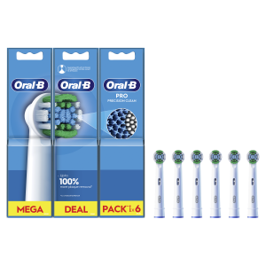 Oral-B Precision Clean EB 20-6, náhradné hlavice, 6 ks