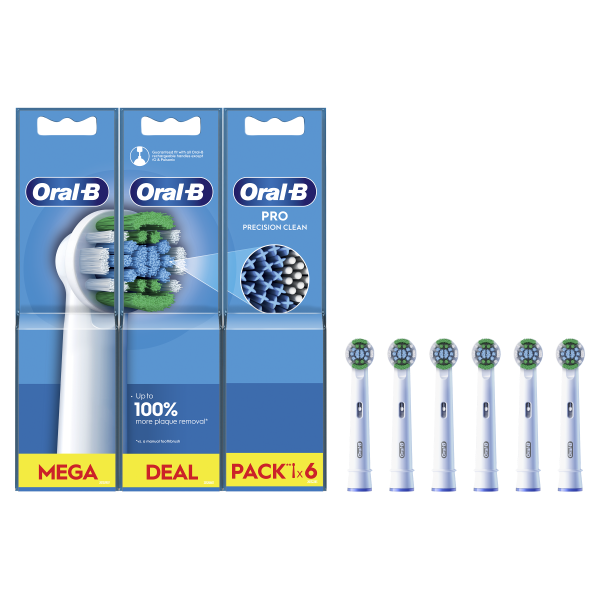 Oral-B Precision Clean EB 20-6, náhradné hlavice, 6 ks