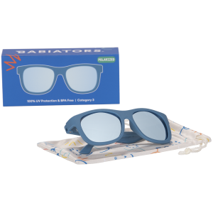 BABIATORS Navigator Midnight Blue, polarizačné zrkadlové slnečné okuliare, 0-2 roky