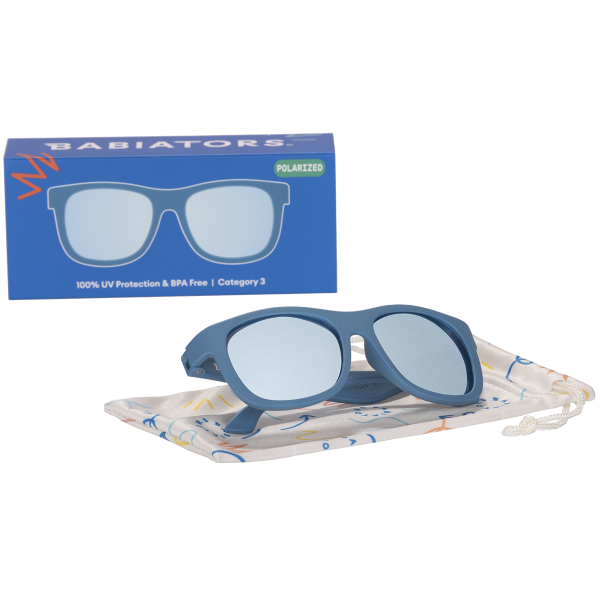 BABIATORS Navigator Midnight Blue, polarizačné zrkadlové slnečné okuliare, 0-2 roky