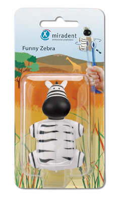 Miradent Funny Zebra držáčik na kefku