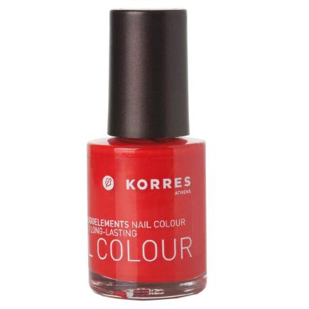 KORRES Nail Colour TEMPTING CORAL 51 - ošetrujúci lak na nechty, odtieň 51, 10 ml