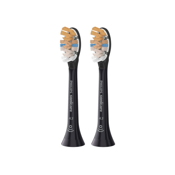 Philips Sonicare A3 Prestige Black HX9092/11, náhradné hlavice, 2 ks