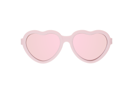 BABIATORS Originals Hearts, slnečné zrkadlové okuliare, ružové, 0-2 rokov