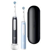 Oral-B iO Series 3 Matt Black/Ice Blue Duo elektrická zubná kefka