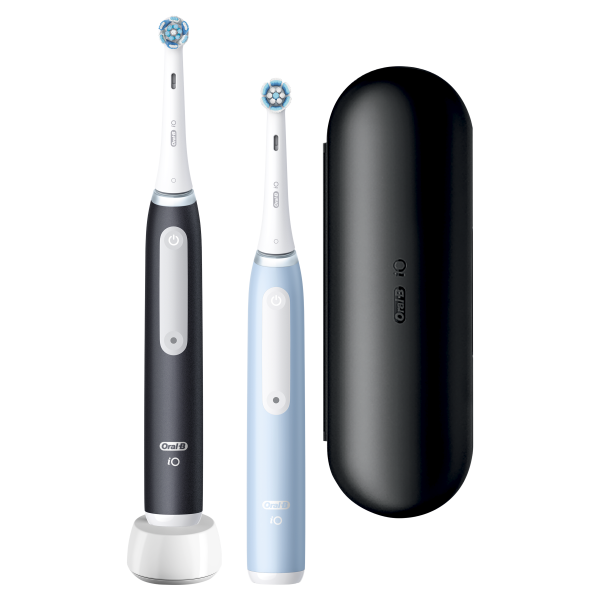 Oral-B iO Series 3 Matt Black/Ice Blue Duo elektrická zubná kefka