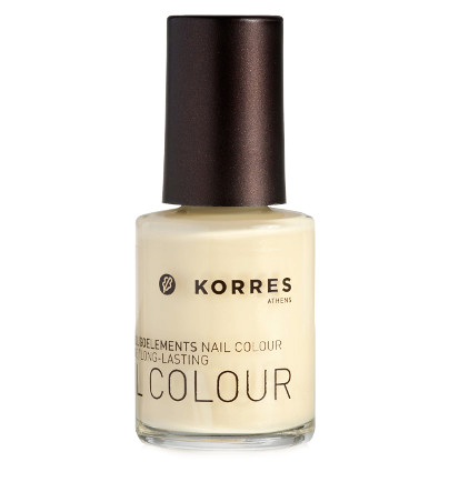 KORRES Nail Colour PASTEL LEMON 34 - ošetrujúci lak na nechty, odtieň 34, 10 ml