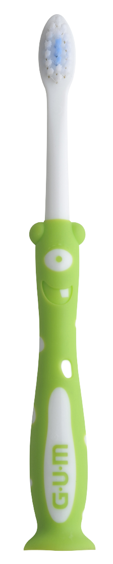 GUM Kids detská kefka pre predškolákov Monsters (3-6 rokov)