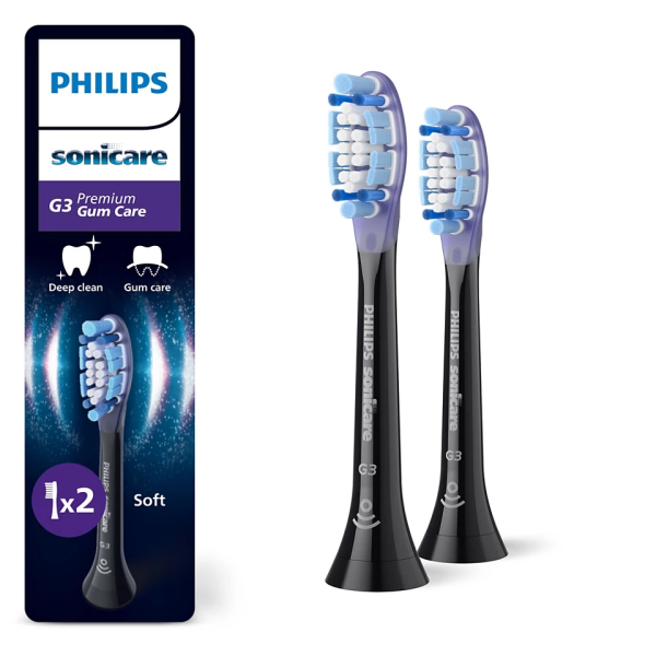 Philips Sonicare Premium Gum Care, 2-balenie kefkových nadstavcov, HX9052/88