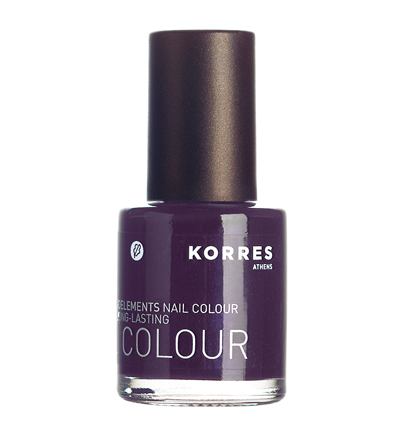 KORRES Nail Colour ULTRA VIOLET 29 - ošetrujúci lak na nechty, odtieň 29, 10 ml