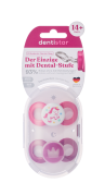 Dentistar Day & Night Soother, denný a nočný cumlík, od 14 mesiacov, ružový