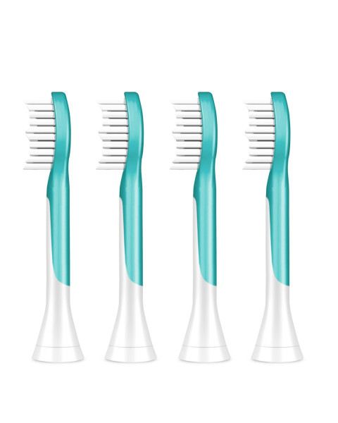 Philips Sonicare for Kids Standard HX6044/33 Štandardná veľkosť hlavice sonickej kefky pre deti od 7 rokov, 4 ks