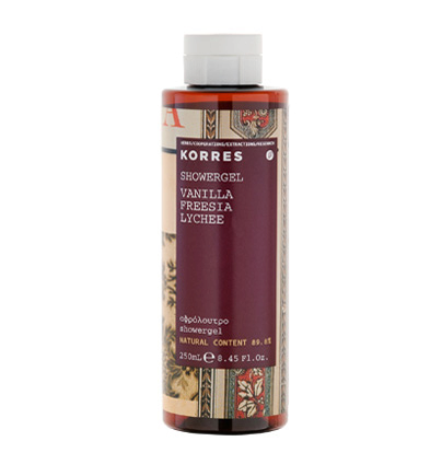 KORRES Fragrance Showergel Vanilla - sprchovací gél s parfumáciou vanilky, 250 ml