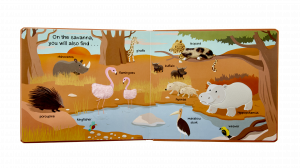 Hmatová knižka: Safari