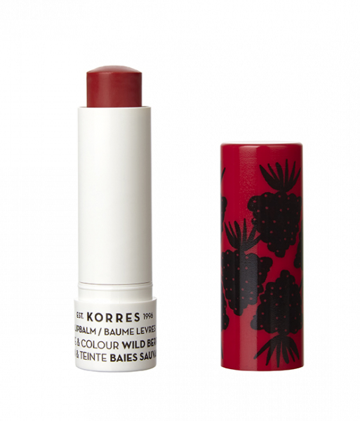 KORRES Care & Colour lip balm stick - Farebný balzam na pery v tyčinke, lesné plody, 5 ml