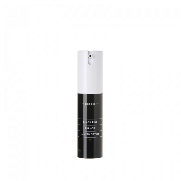 KORRES Black Pine 3D - spevňujúci a liftingový očný krém s čiernou borovicou na 3D obnovu kontúr tváre, 15 ml