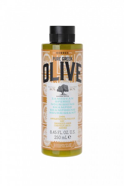 KORRES Shampoo Olive Nourishing - šampón pre suché a poškodené vlasy, 250 ml