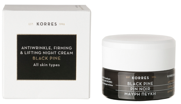 KORRES Black Pine nočný krém s extraktom z borovice čierne, 40 ml 