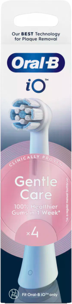 Oral-B iO Gentle Care White náhradné hlavice, 4 ks