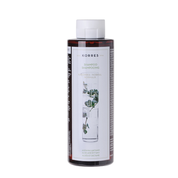 KORRES Shampoo Aloe - šampón na normálne vlasy s aloe a pamajoránom krétskym, 250 ml