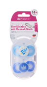 Dentistar Day & Night Soother, denný a nočný cumlík, od 14 mesiacov, modrý