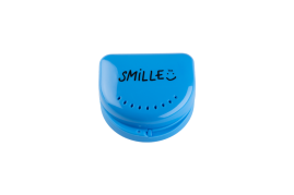 SMILLE svetlomodrá schránka pre rovnátka