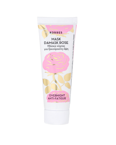 KORRES Beauty Shots Damask Rose nočná osviežujúca pleťová maska s damašskou ružou, 18 ml