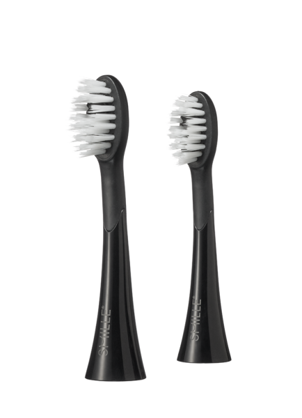 SMILLE Sonic Brush, náhradné hlavice, čierne, 2 ks