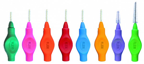 Tandex Flexi mezizubné kefky modré 0,6 mm, 25 ks+krytov