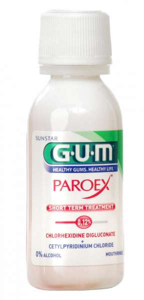 GUM PAROEX ústny výplach (CHX 0,12 % + CPC 0,05 %), 30 ml