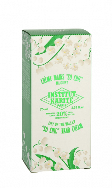 Institut Karité Lily of the Valley Krém na ruky s vôňou konvalinky, 75 ml