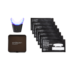 Smilepen Power Whitening Strips Kit, sada bieliacich pásikov s LED akcelerátorom